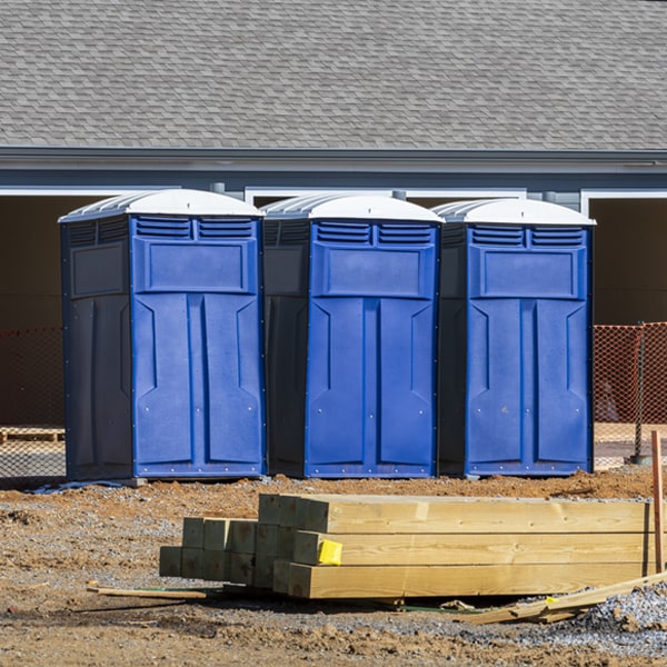 can i customize the exterior of the portable toilets with my event logo or branding in Hildale